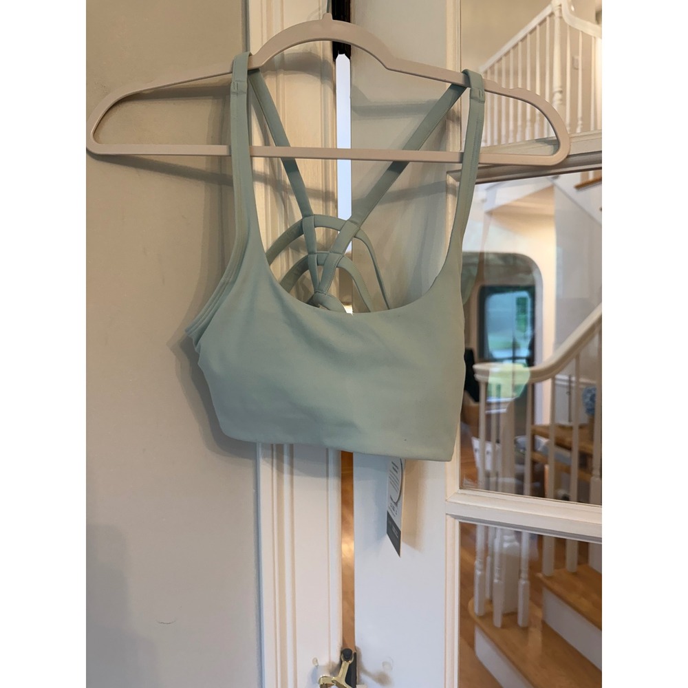 Vuori Yosemite Bra Spearmint Light Support Strappy Sports Bra VW104 Small